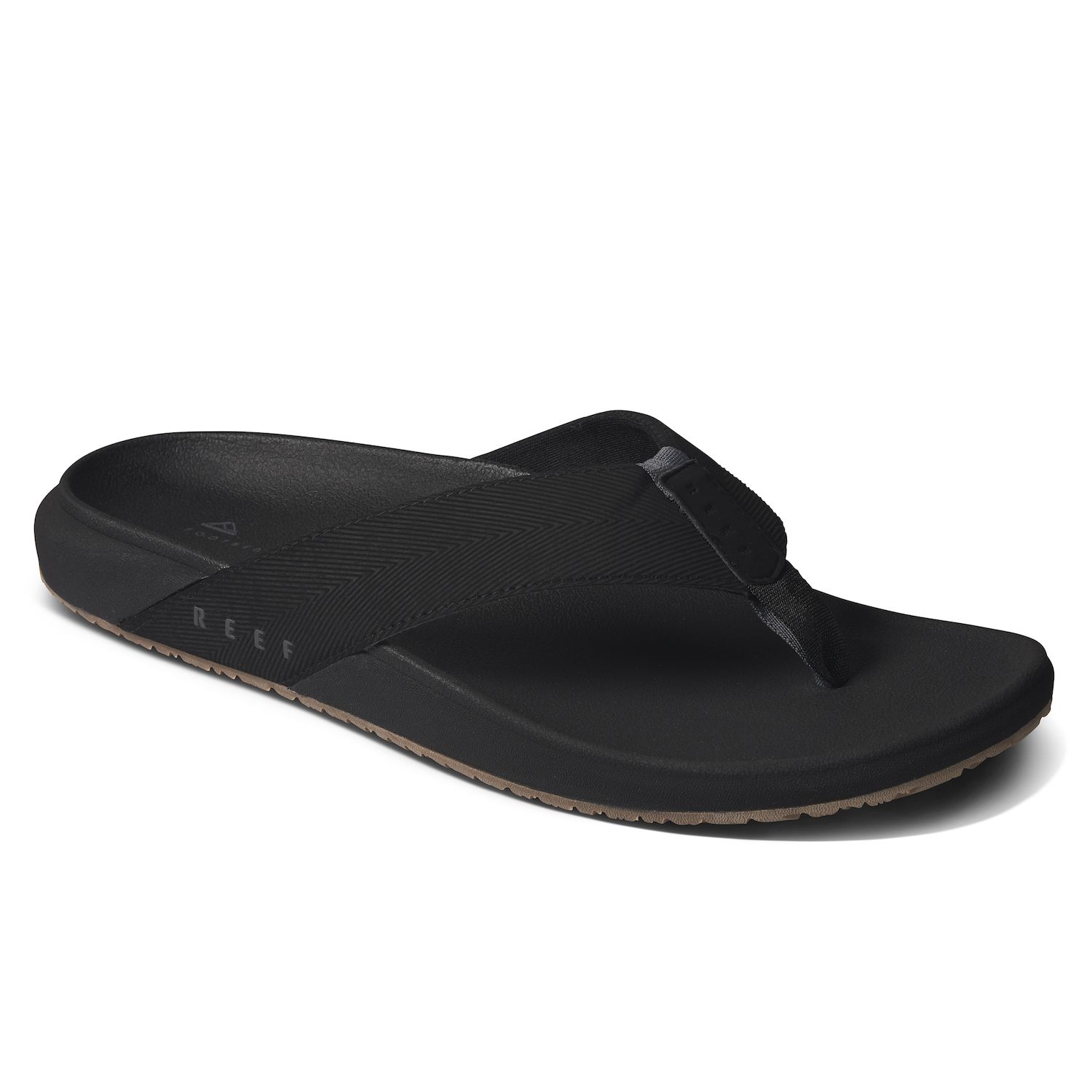 Мужские сандалии REEF The Raglan Flip-Flop, цвет: Чёрный