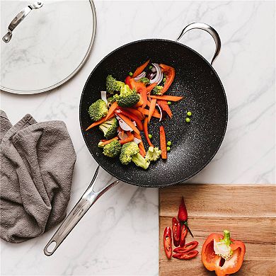 Cuisine::pro® IRONROC Wok with Lid 12"