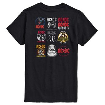 Big & Tall ACDC Logo Grid Graphic Tee