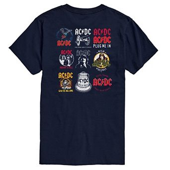 Big & Tall ACDC Logo Grid Graphic Tee