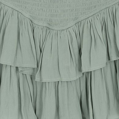 Girls 7-12 Tween Diva 3-pc. Graphic Tee & Tiered Skort Set