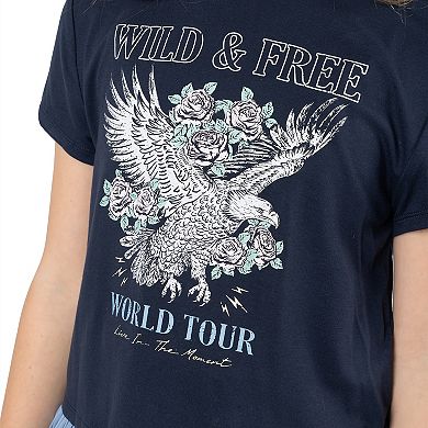 Girls 7-12 Tween Diva 2-pc. Graphic Tee & Tiered Skort Set