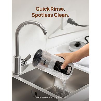 DREO 9-oz. 8-in-1 Electric Milk Frother & Foam Maker