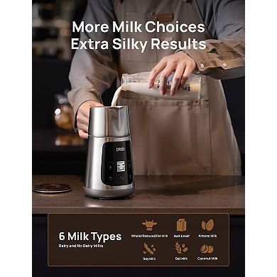 DREO BaristaMaker 15-oz. All-in-1 Electric Milk Frother