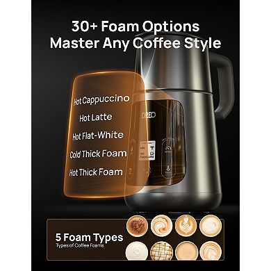 DREO BaristaMaker 15-oz. All-in-1 Electric Milk Frother