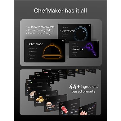 DREO ChefMaker Smart Combi Fryer Air Fryer Cooker