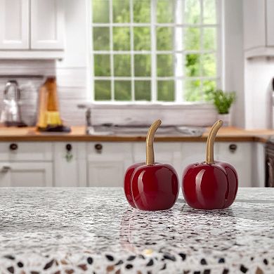 Home Essentials 2-pc. Figural Cherries Salt & Pepper Shakers Set