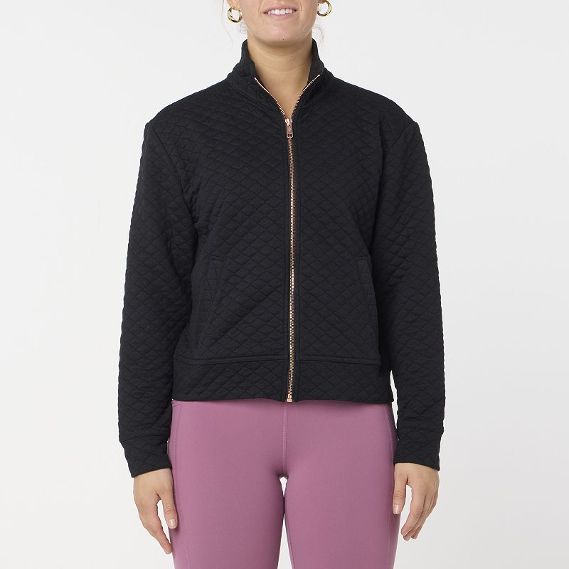 Women's Skechers® Cozy Fit Diamond Quilted Full Zip Jacket, 