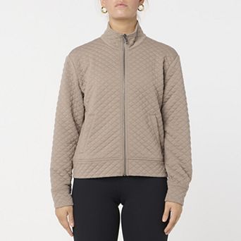 Women's Skechers® Cozy Fit Diamond Quilted Full Zip Jacket