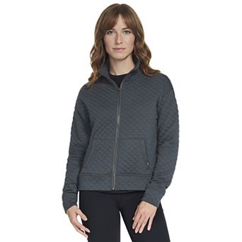 Women's Skechers® Cozy Fit Diamond Quilted Full Zip Jacket