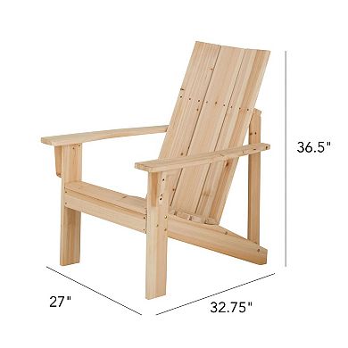 Shine Company Modern Adirondack Outdoor Patio Chair