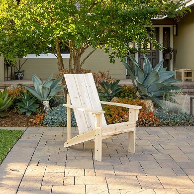Shine Company Modern Adirondack Outdoor Patio Chair