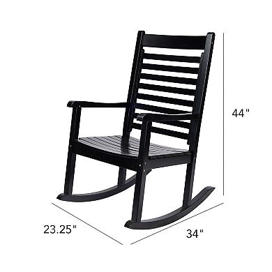 Shine Company Modern Outdoor Patio Rocking Chair