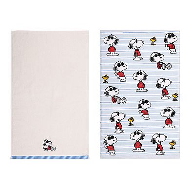 The Big One® Peanuts Joe Cool 2-Pack Hand Towel Set