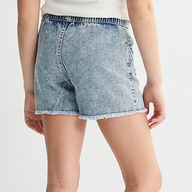 Girls 7-16 Vanilla Star Cozy Pull-On Shorts