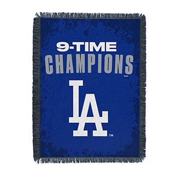 Los Angeles Dodgers 2025 World Series Multi Champ Overdrive Woven Tapestry