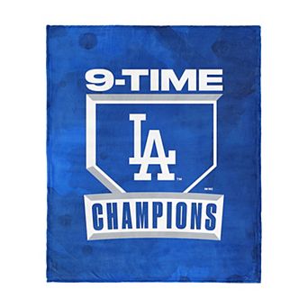 Los Angeles Dodgers 2025 World Series Multi Champ Unleashed Silk Touch Throw Blanket