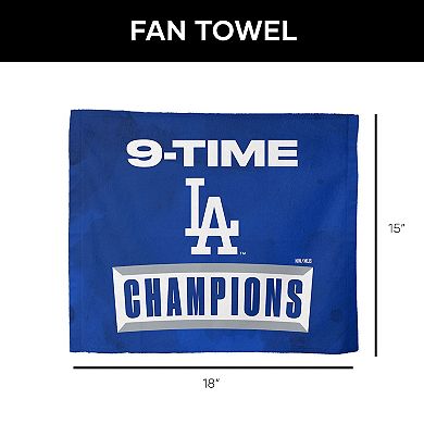 Los Angeles Dodgers 2025 World Series Multi Champ Blitz Rally Towel