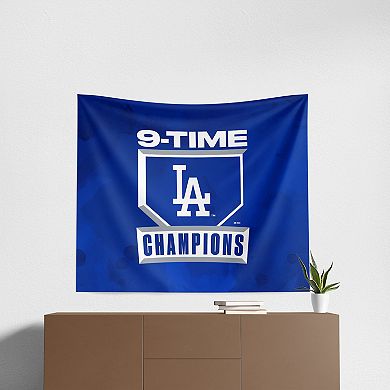 Los Angeles Dodgers 2025 World Series Multi Champ Momentum Printed Wall Hanging