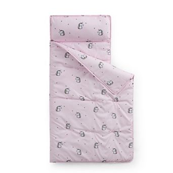Sweet Home Nap Mat Sleeping Bag with Removable Pillow & Throw Blanket