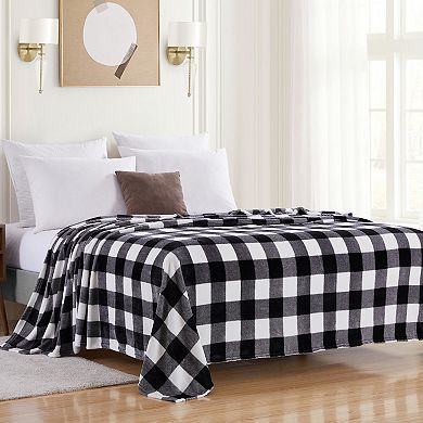 Sweet Home Luxury Breathable Buffalo Plaid Throw Blanket
