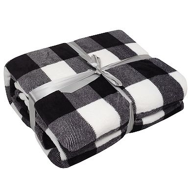 Sweet Home Luxury Breathable Buffalo Plaid Throw Blanket