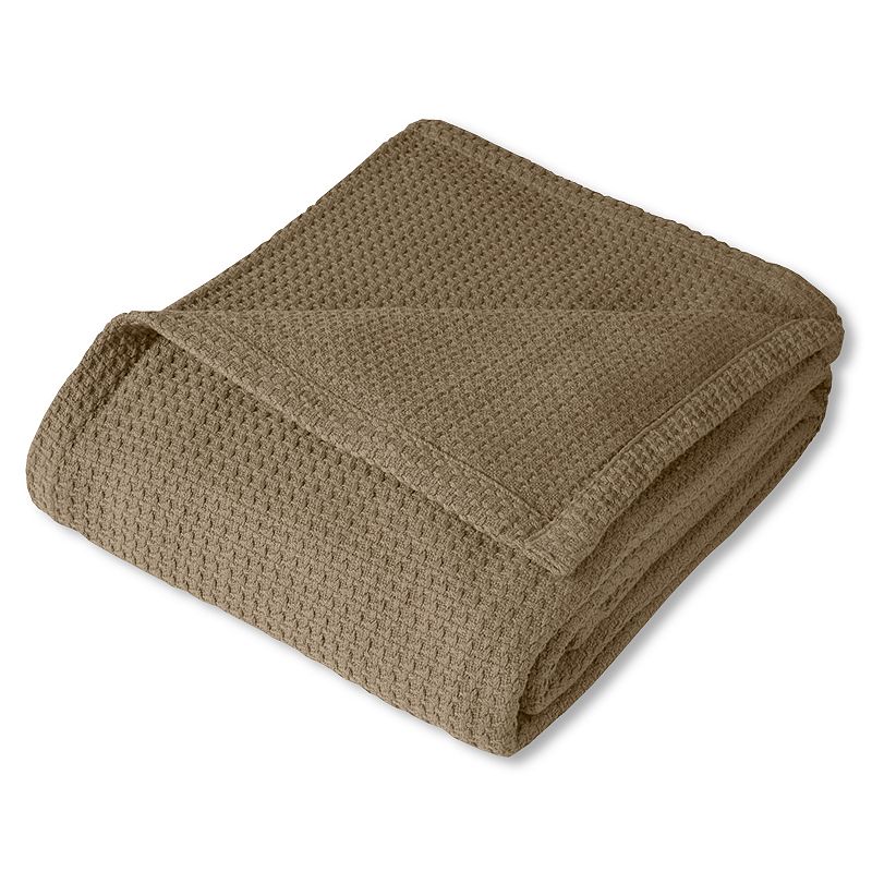 Sweet Home Cotton Houndstooth Throw Blanket, Brown