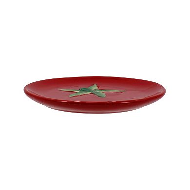 Everyday Decor Ceramic Tomato Trinket Dish