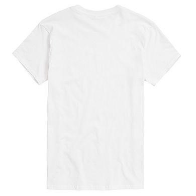 Men's Natural Light Beer Vintage Logo Graphic Tee