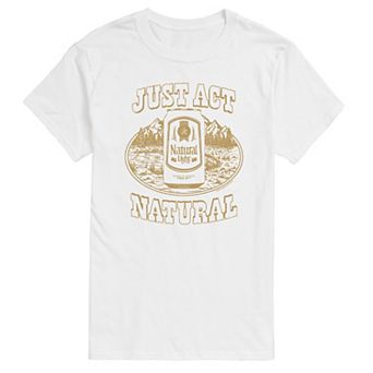 Men's Natural Light Just Act Natural Graphic Tee