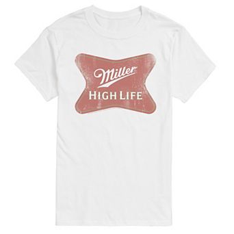 Men's Miller High Life Logo Distressed Graphic Tee