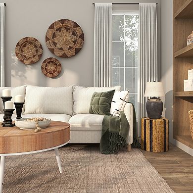 Stella & Eve Handmade Wrapped Side End Accent Table