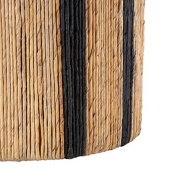 Stella & Eve Handmade Wrapped Side End Accent Table