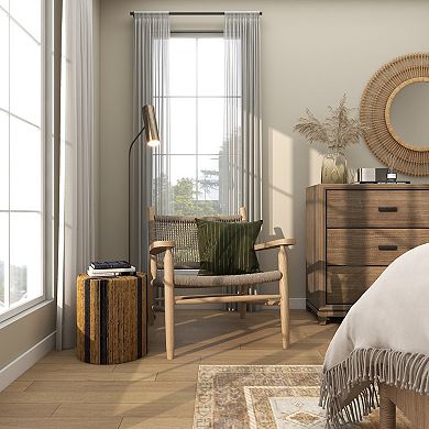 Stella & Eve Handmade Wrapped Side End Accent Table