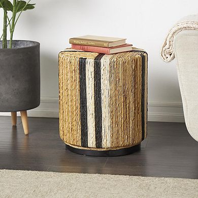 Stella & Eve Handmade Linear Wrapped Side End Accent Table