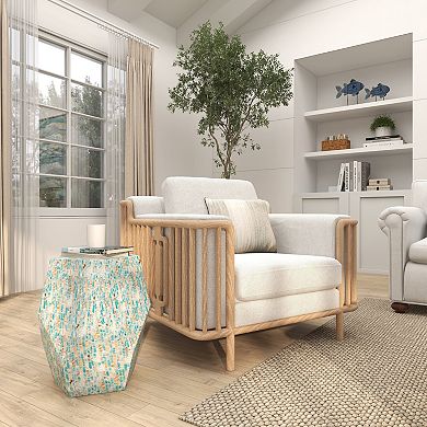 Stella & Eve Handmade Mosaic Inlay Accent Table