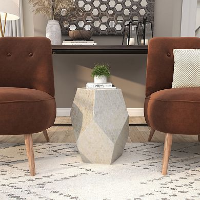 Stella & Eve Handmade Mosaic Inlay Accent Table