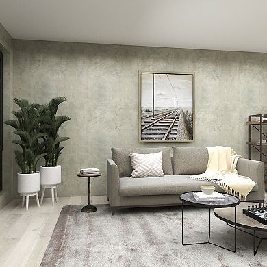 Stella & Eve Metal Accent Table with Wood Top