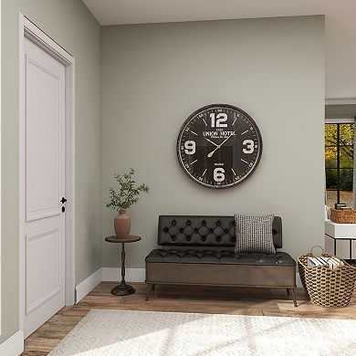 Stella & Eve Metal Accent Table with Wood Top