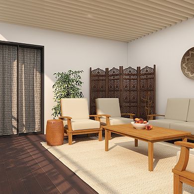 Stella & Eve Hammered Metal Accent Table