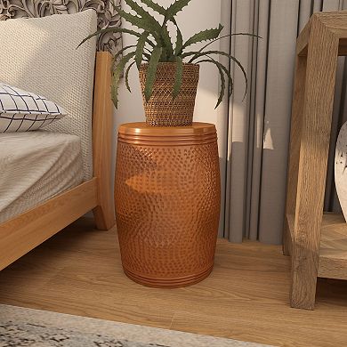 Stella & Eve Hammered Metal Accent Table