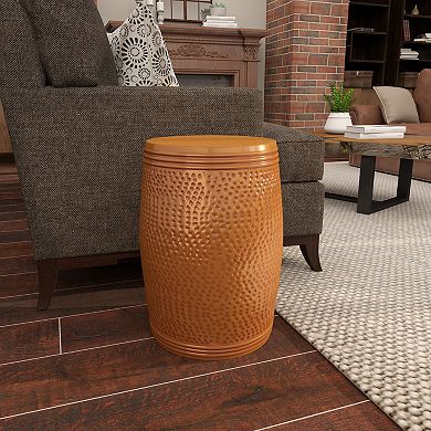 Stella & Eve Hammered Metal Accent Table