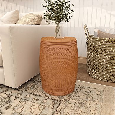 Stella & Eve Hammered Metal Accent Table