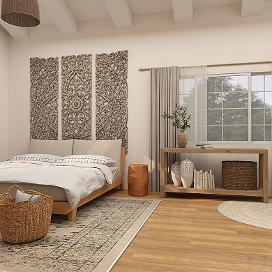 Stella & Eve Hammered Metal Accent Table