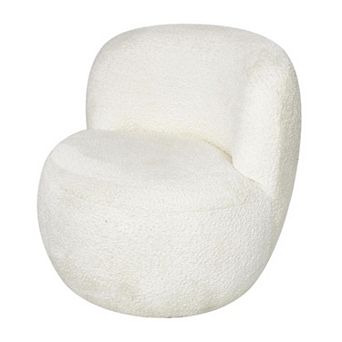 Stella & Eve Rounded Barrel Polyester Accent Chair