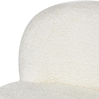 Stella & Eve Rounded Barrel Polyester Accent Chair