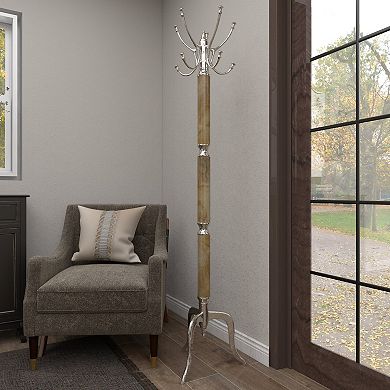 Stella & Eve Freestanding Aluminum Metal Coat Rack