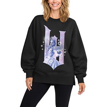 Women's Wicked For Good Glinda Oversized Fleece Crew Sweatshirt