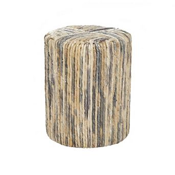 Stella & Eve Woven Banana Leaf Accent Table