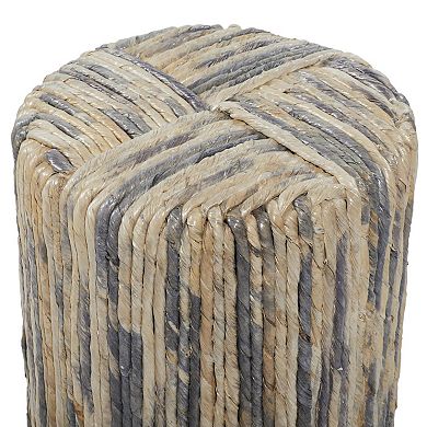 Stella & Eve Woven Banana Leaf Accent Table